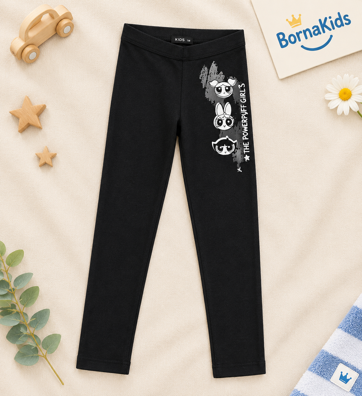 لگ دخترانه مشکی powerpuff (وارداتی)
